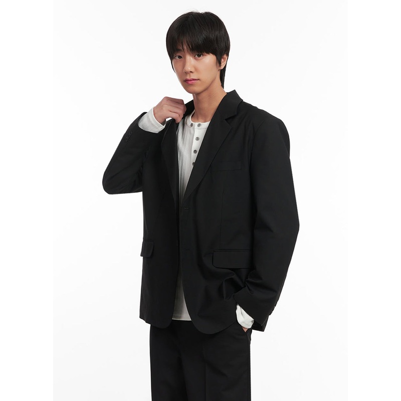 Men’s Classic Blazer Jacket IA511 Black M/L