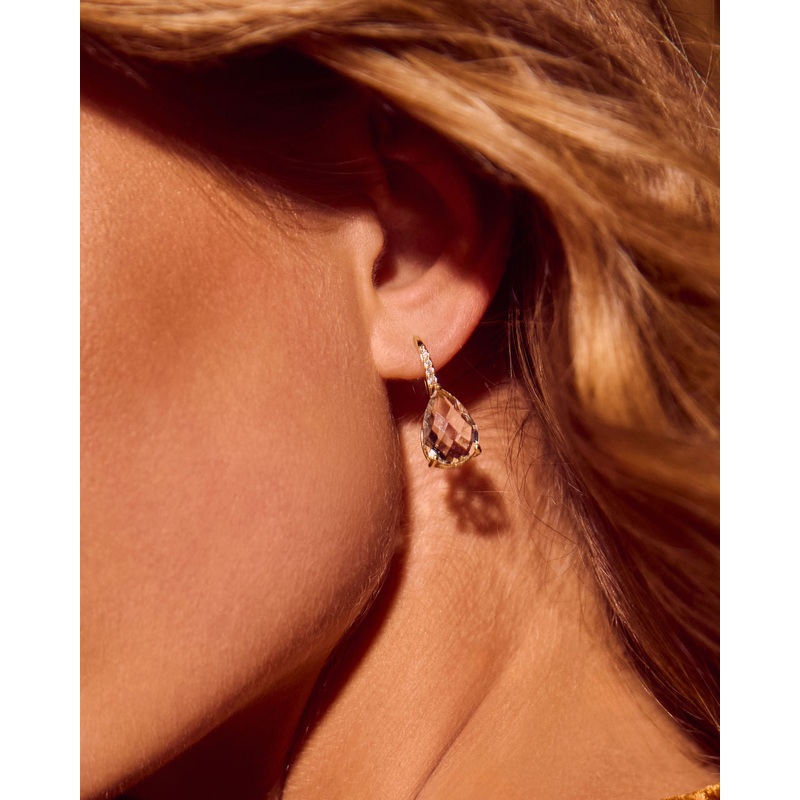 Social Hour Teardrop Earrings Gold O/S