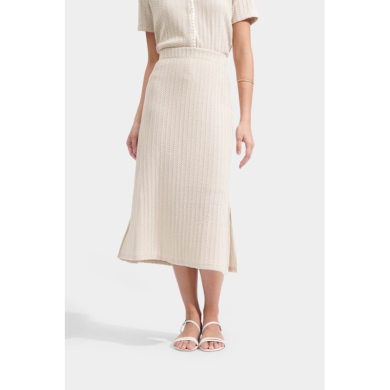 Crochet Skirt Cream Extra Small