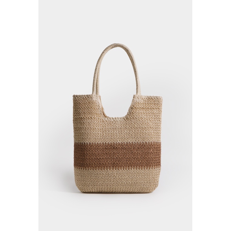 Crochet Tote Bag Off White Free Size