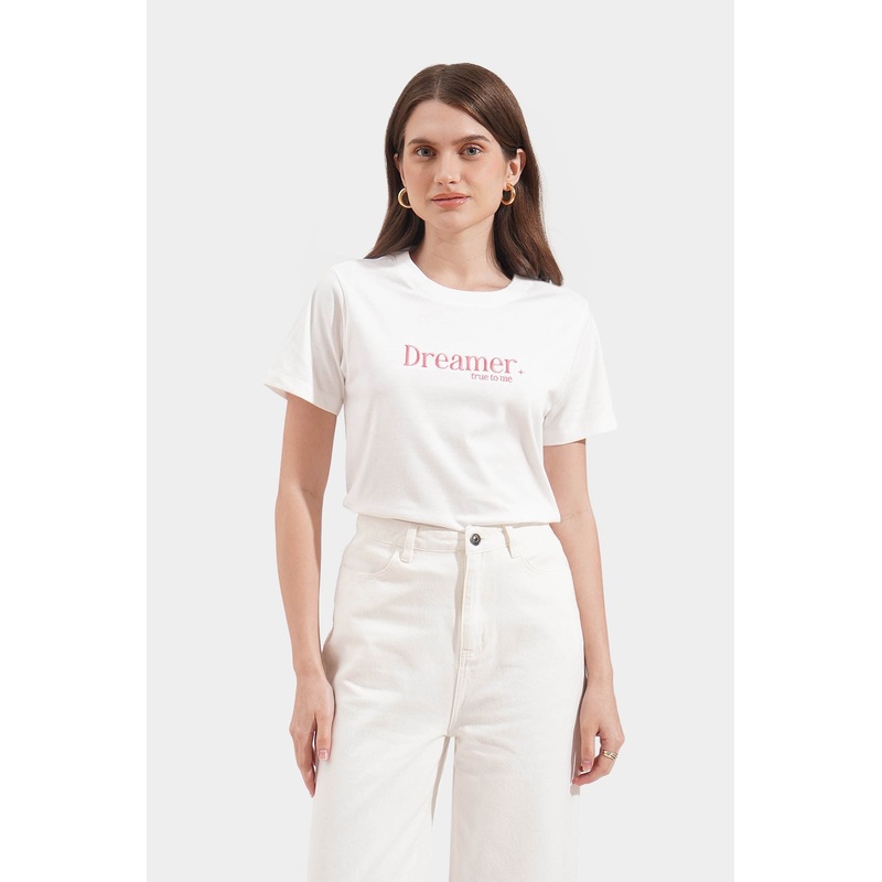 Made For Me Dreamer Graphic Tee Off White Extra Small