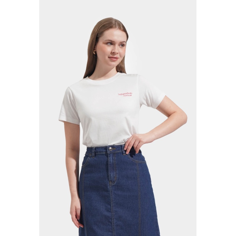 Made For Me Independent Graphic Tee Off White Extra Small