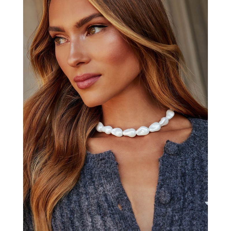 Love Interest  Pearl Necklace Pearl O/S