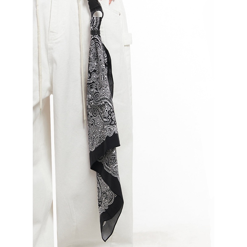 Bandana Keychain IA528 Black One Size