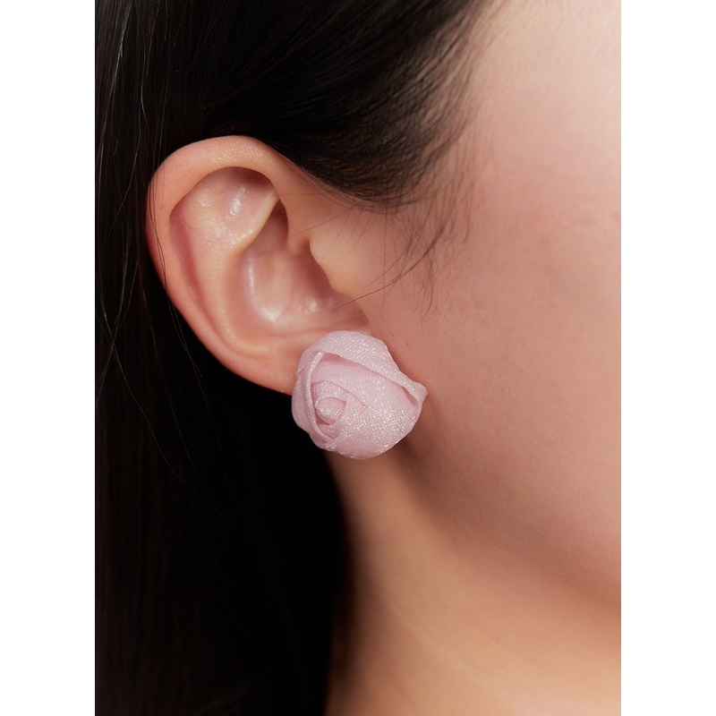 Moru Earrings IY501 Pink One Size