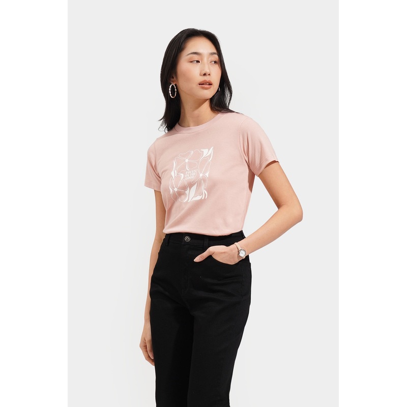 Focus On The Good Graphic Tee Blush Extra Small