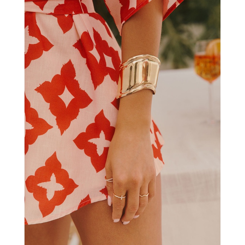 Sierra Cuff Bracelet Gold O/S