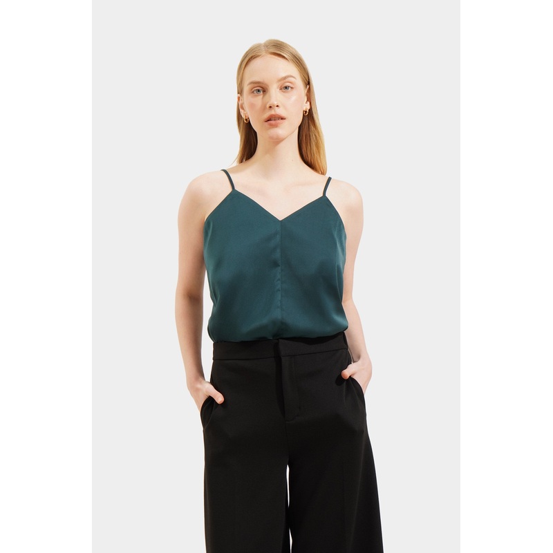 Camisole Top Dark Green Extra Small