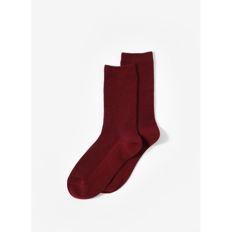 Burgundy Ankle Socks ONE SIZE