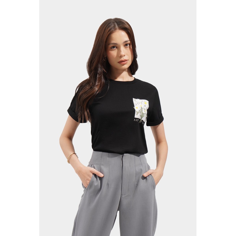 Art Form Graphic Tee Black Extra Small