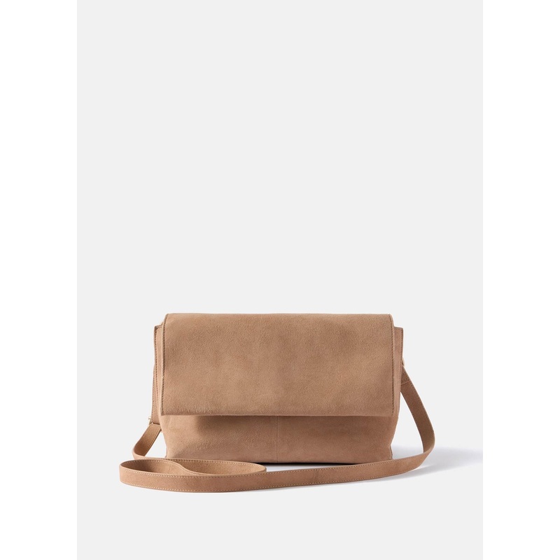 Daisy Neutral Suede Bag ONE SIZE