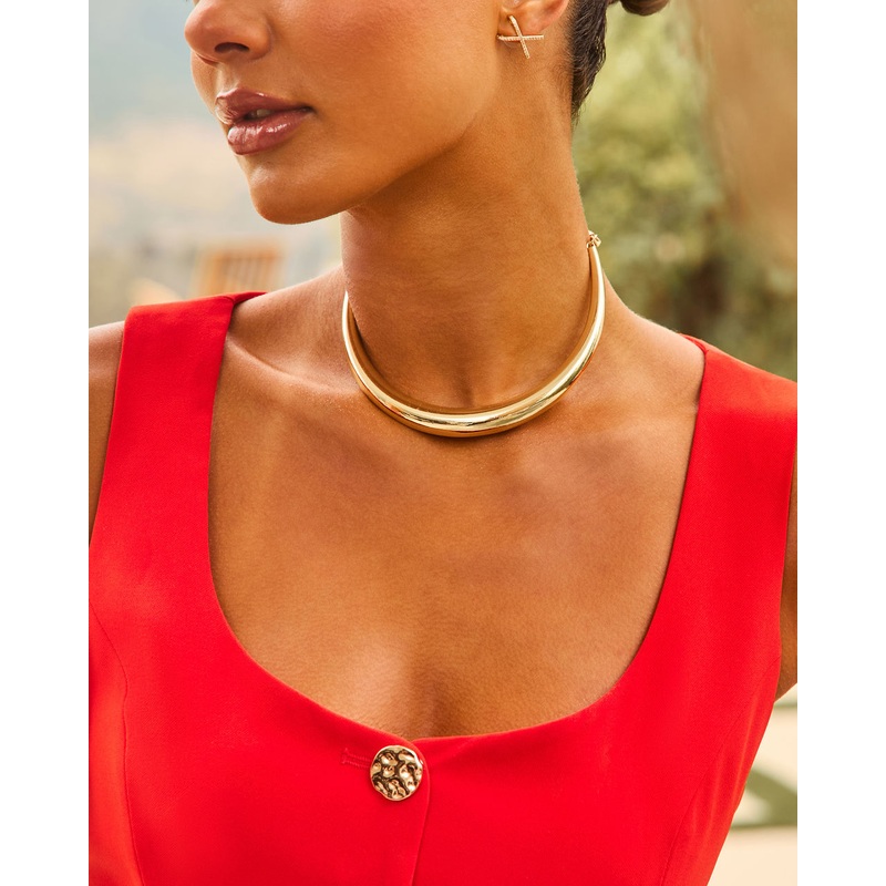 Sun Dancer Choker Necklace Gold O/S