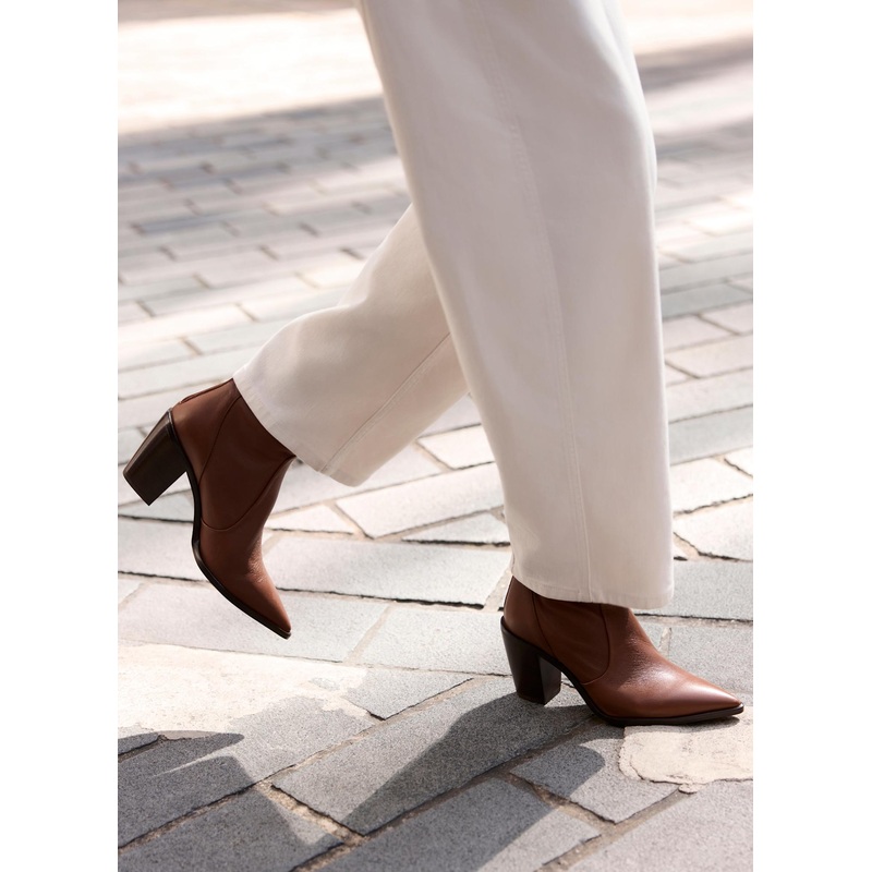 Amy Tan Leather Ankle Boots 3 UK 36 EU