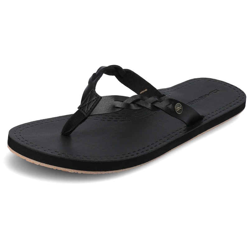 Roarah Women’s Flip Flop Thong – Black Black 6