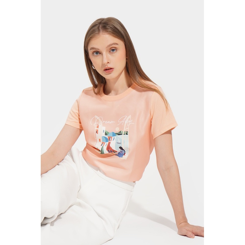 Dream Away Graphic Tee Butterscotch Extra Small