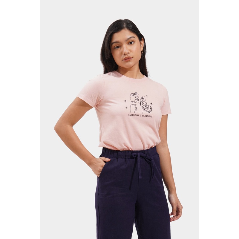 Everyday is Your Day Graphic Tee Evening Sand Extra Small