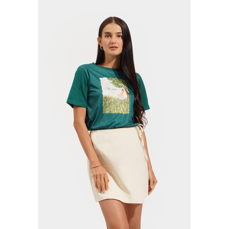 Flow with Life Graphic Tee Eden Extra Small