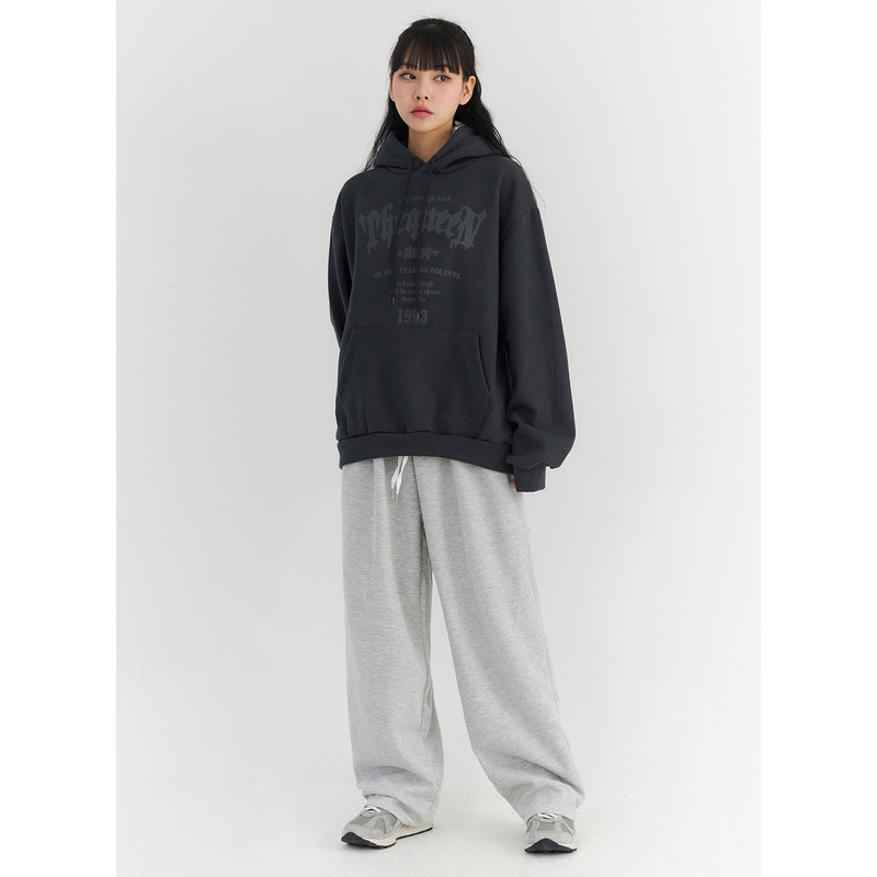 Wide Fit Banded Sweat Pants CO330 Gray S/M