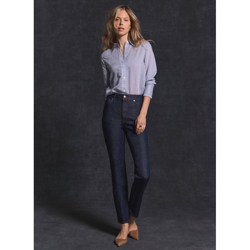 Dark Indigo Slim Jeans Short 06