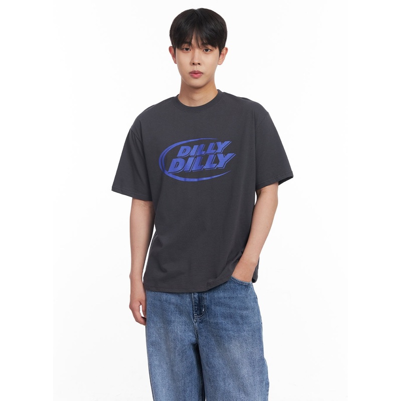 Men’s “Dilly” Graphic T-Shirt IY522 Dark gray M/L