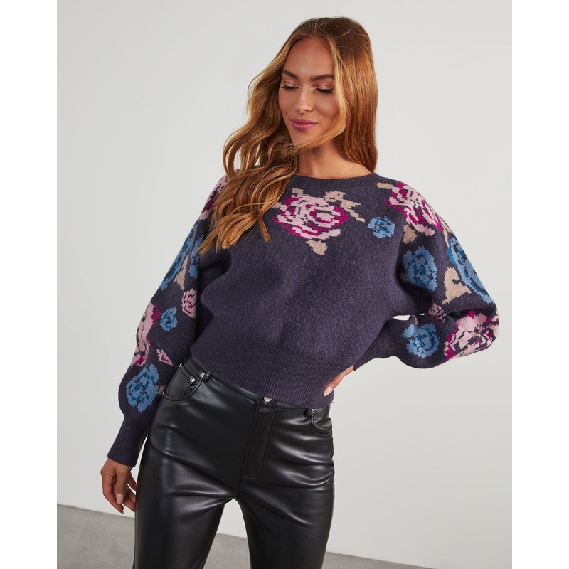 Zandra Floral Sweater Multi XS