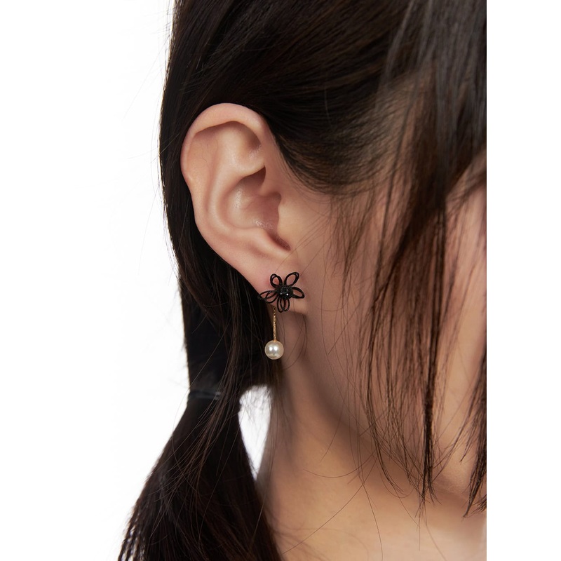 Ezra Black Earrings IY530 Black One Size