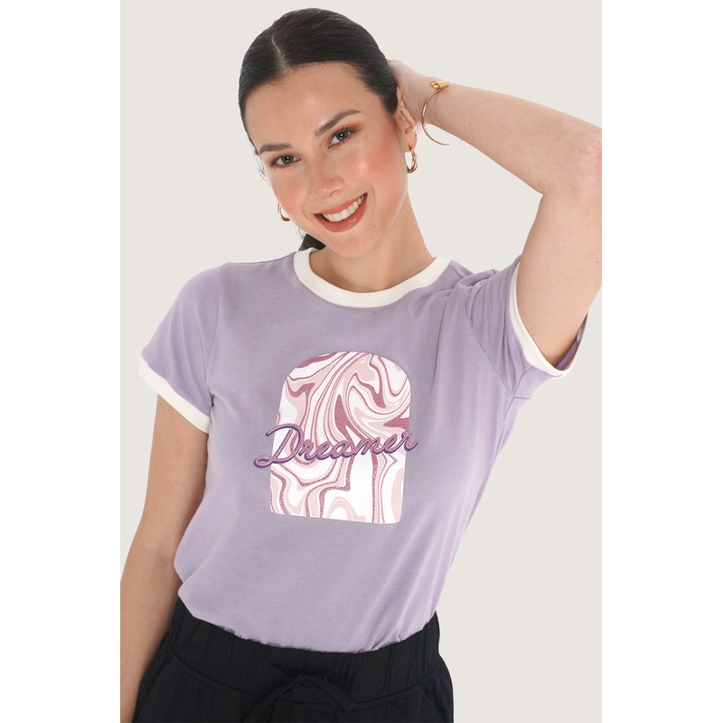 Dreamer Graphic Tee Lilac Extra Small