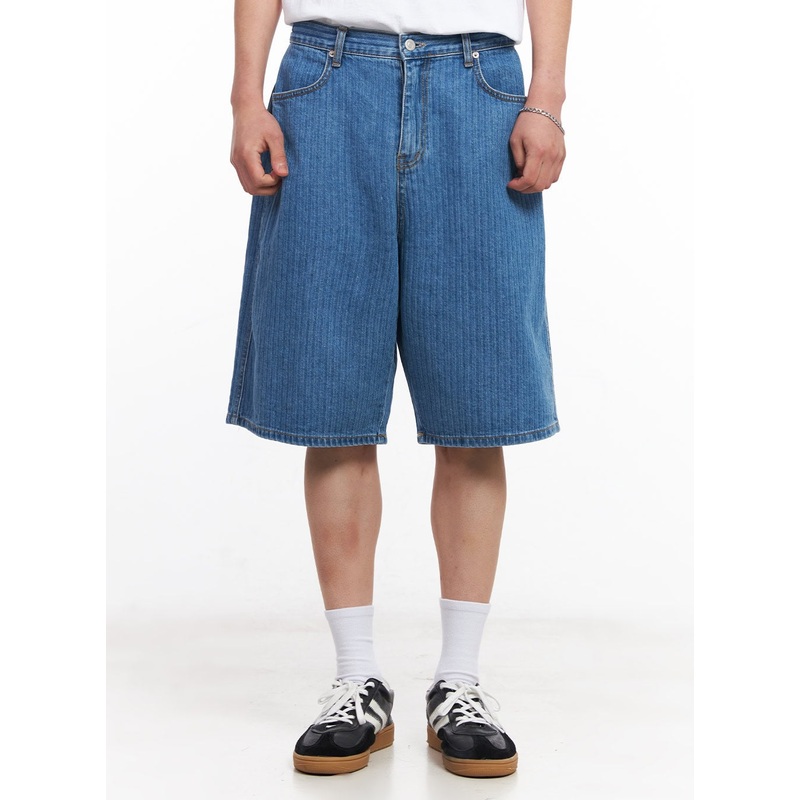 Men’s Wide-Fit Jorts IU512 Ice blue M/L