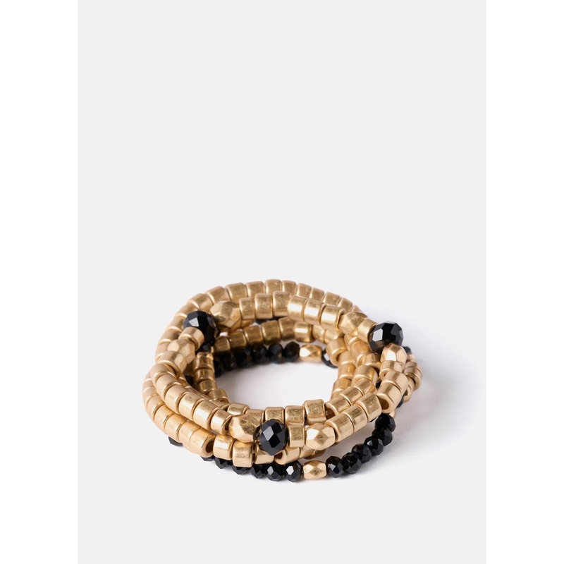 Gold Beaded Friendship Bracelets ONE SIZE