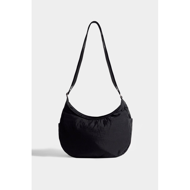 Nylon Sling Bag Black Free Size