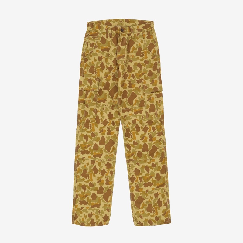 10oz Sateen Camo Cargo Pants 31 Brown