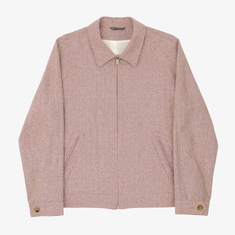 Zip Blouson L Pink