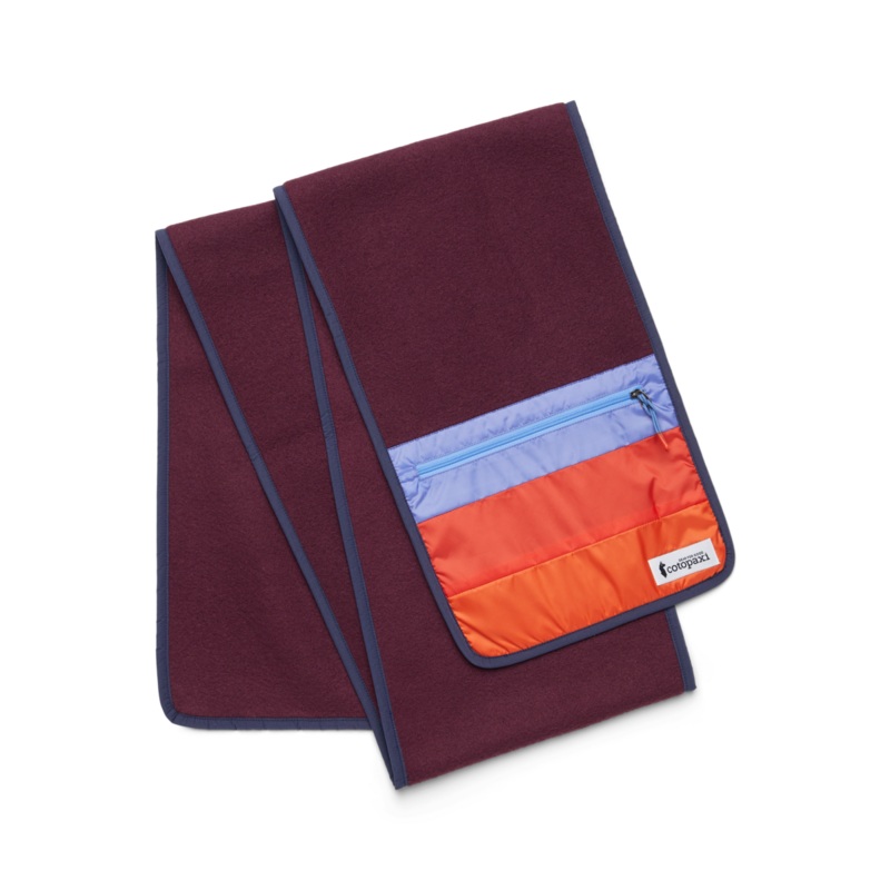 Teca Fleece Scarf Wine Time