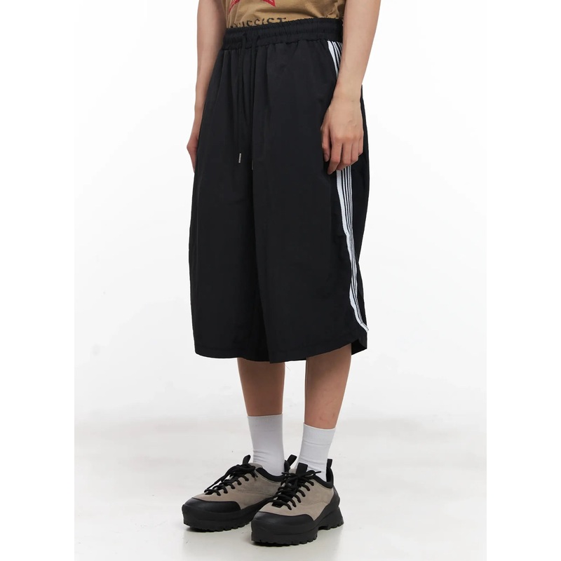 Men’s Athletic Bermuda Shorts IL501 Black M/L