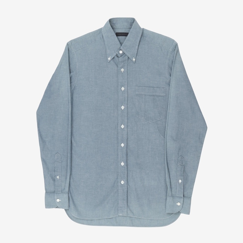 BD Chambray Shirt 15.5-39 Blue
