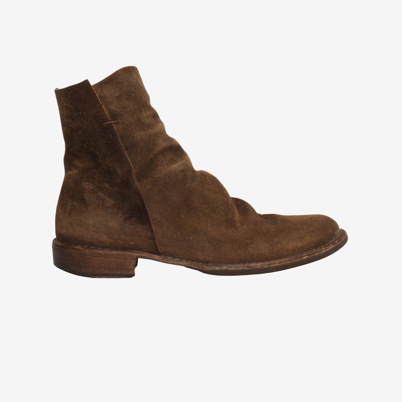 ELF Taupe Suede Boots EU 44 Brown