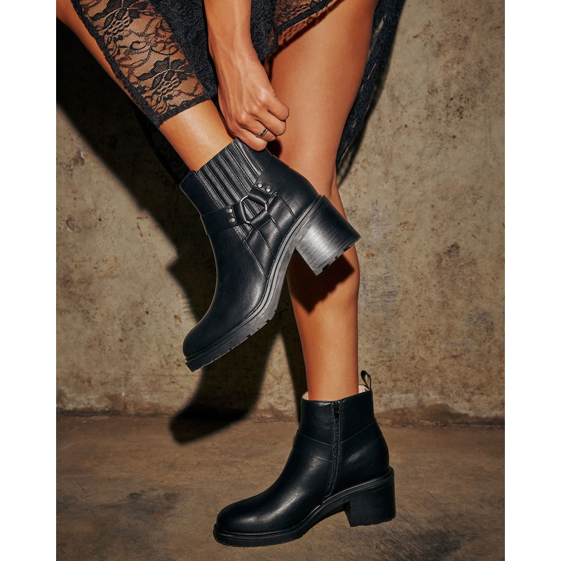 Romie Lue Ankle Boots Black 6