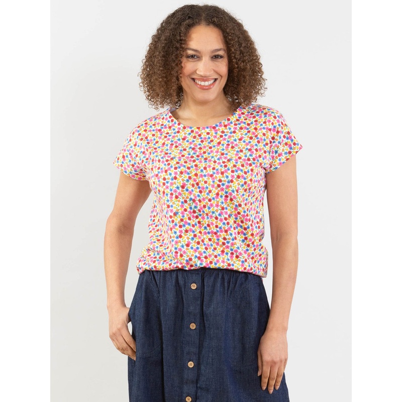 Alum jersey top flower time 6