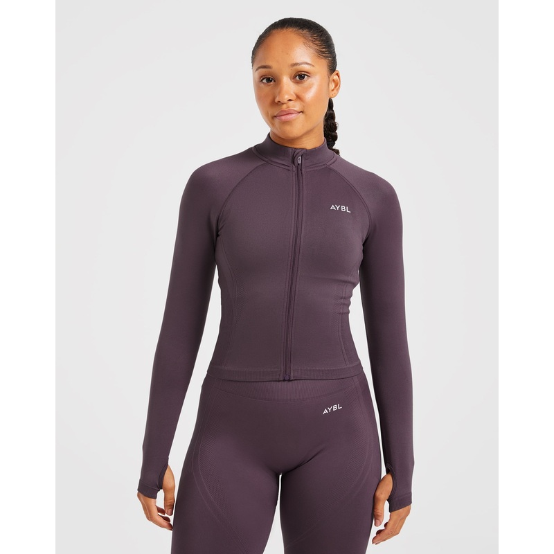 Balance V3 Seamless Zip Jacket – Purple XS
