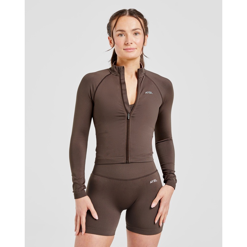 Adapt Seamless Jacket – Brown XS