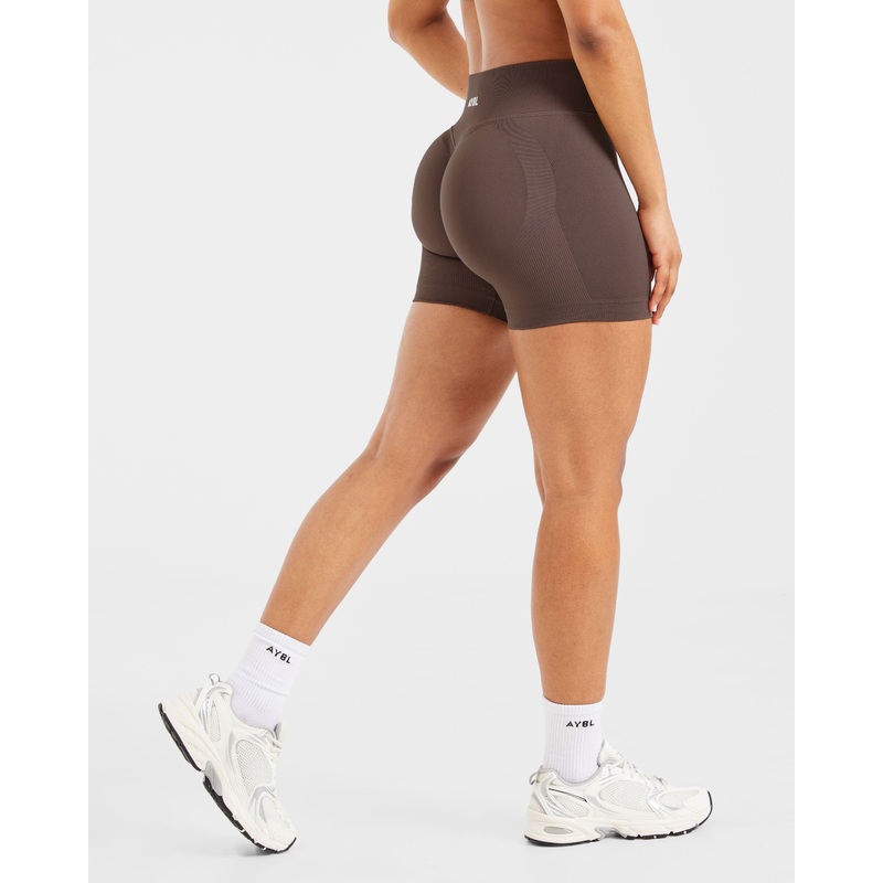 Adapt Seamless Shorts – Brown XS
