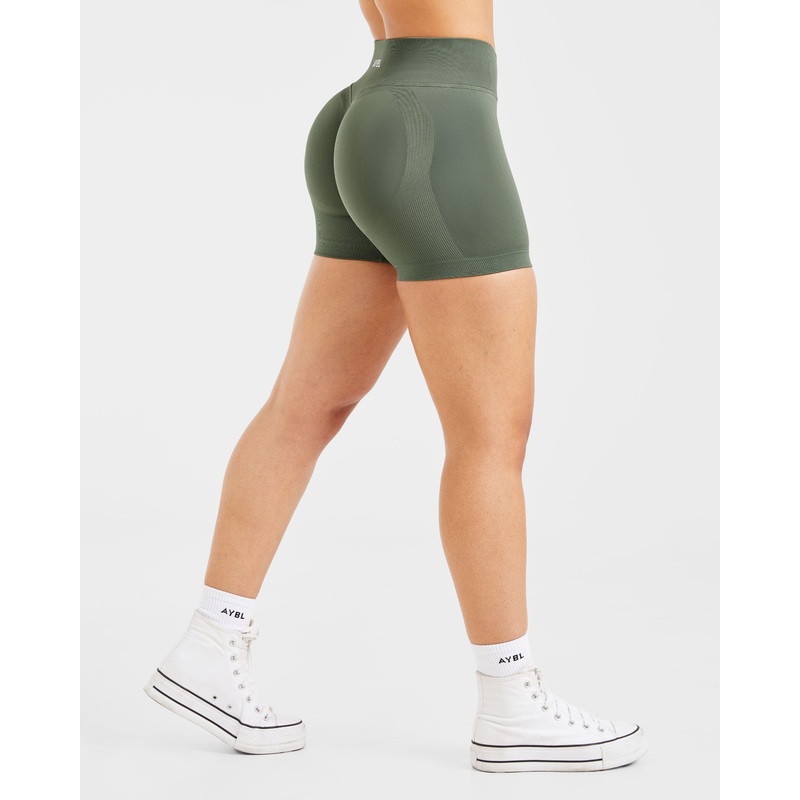 Adapt Seamless Shorts – Green XS