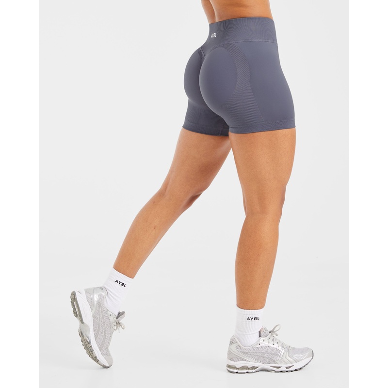 Adapt Seamless Shorts – Slate XS