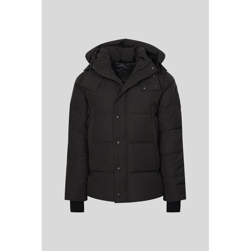 Wyndham Parka Black Label with Hood Trim L Excellent
