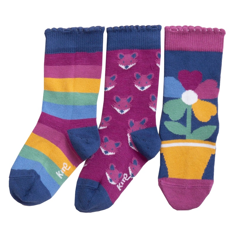 Rainbow flower socks 0-6 months