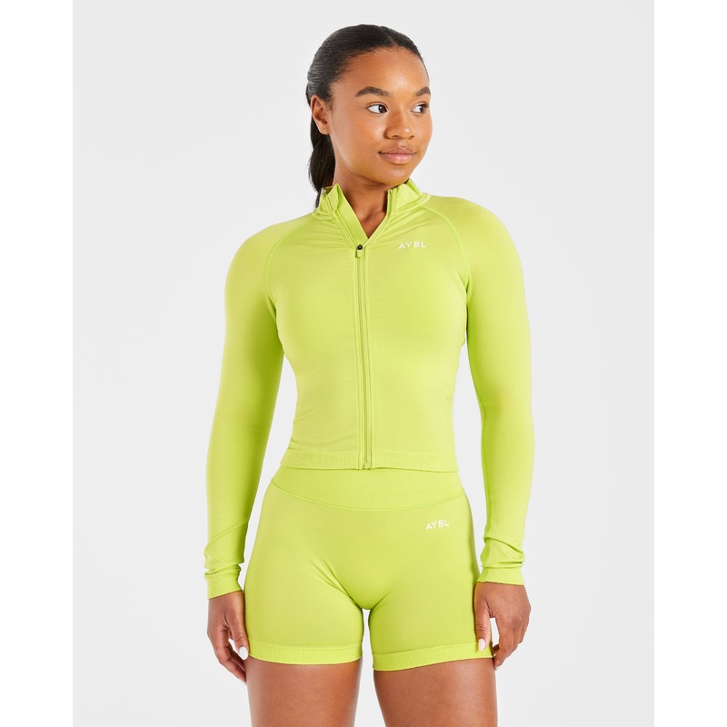 Adapt Seamless Jacket – Lime Green XS
