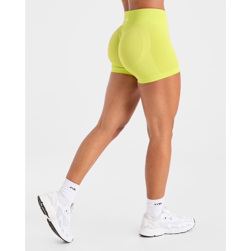 Adapt Seamless Shorts – Lime Green XS