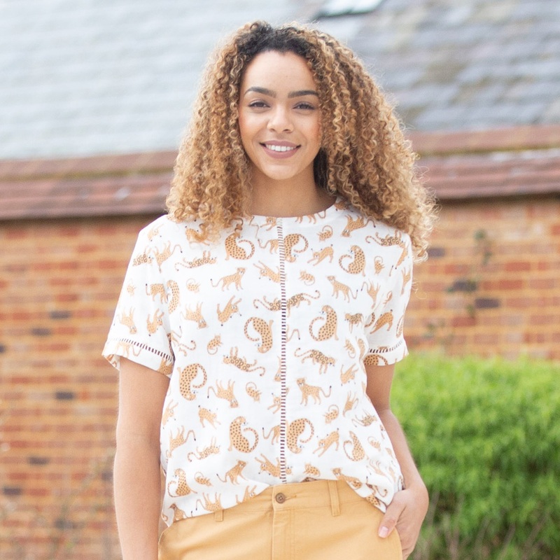 Burstock blouse cat kingdom 8