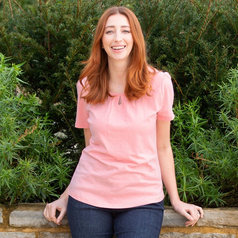 Stour jersey top soft pink 8