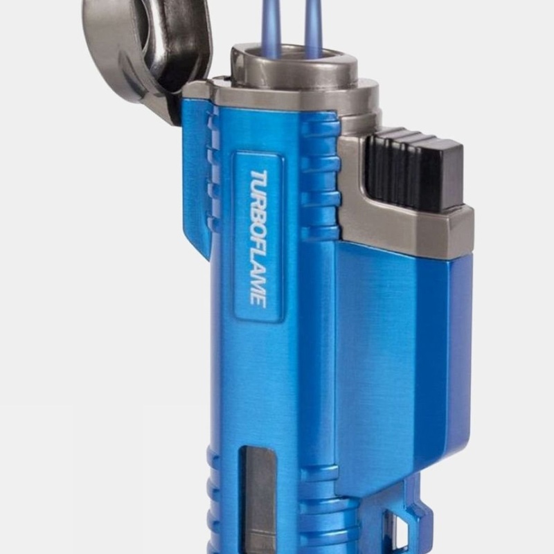 Turboflame Turbo 2 Twin Flame Lighter – Metallic